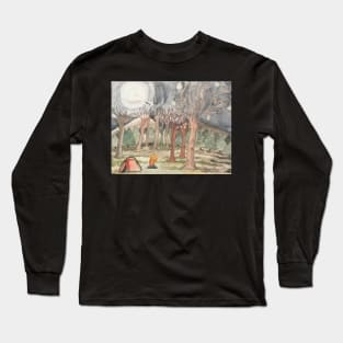 Camping night Long Sleeve T-Shirt